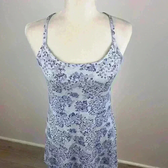 EVCR Purple Floral Tennis Bodysuit Dress NWT - Picture 2 of 7
